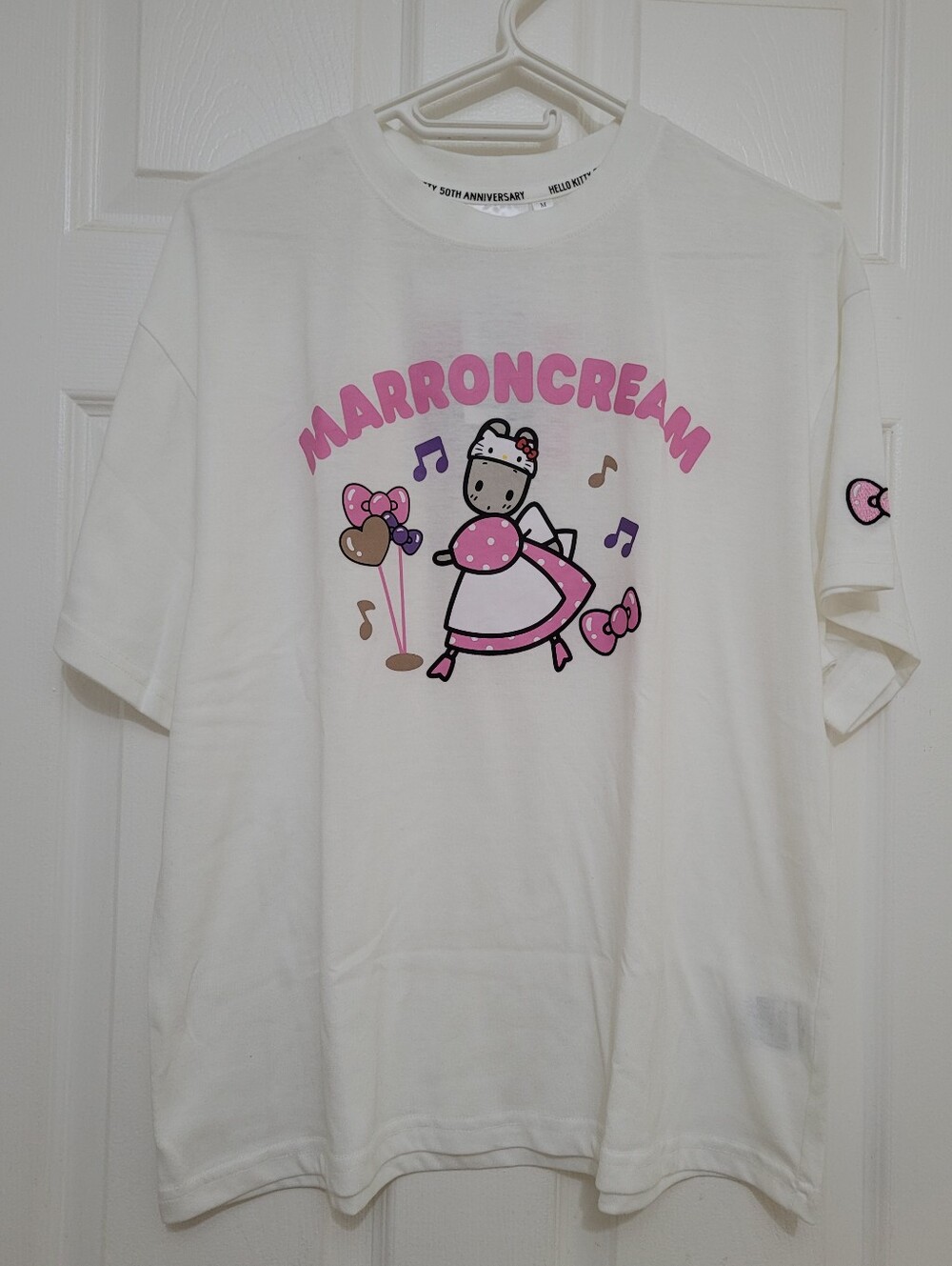 Sanrio Marroncream x Hello Kitty 50th Anniversary Oversized Graphic T-Shirt